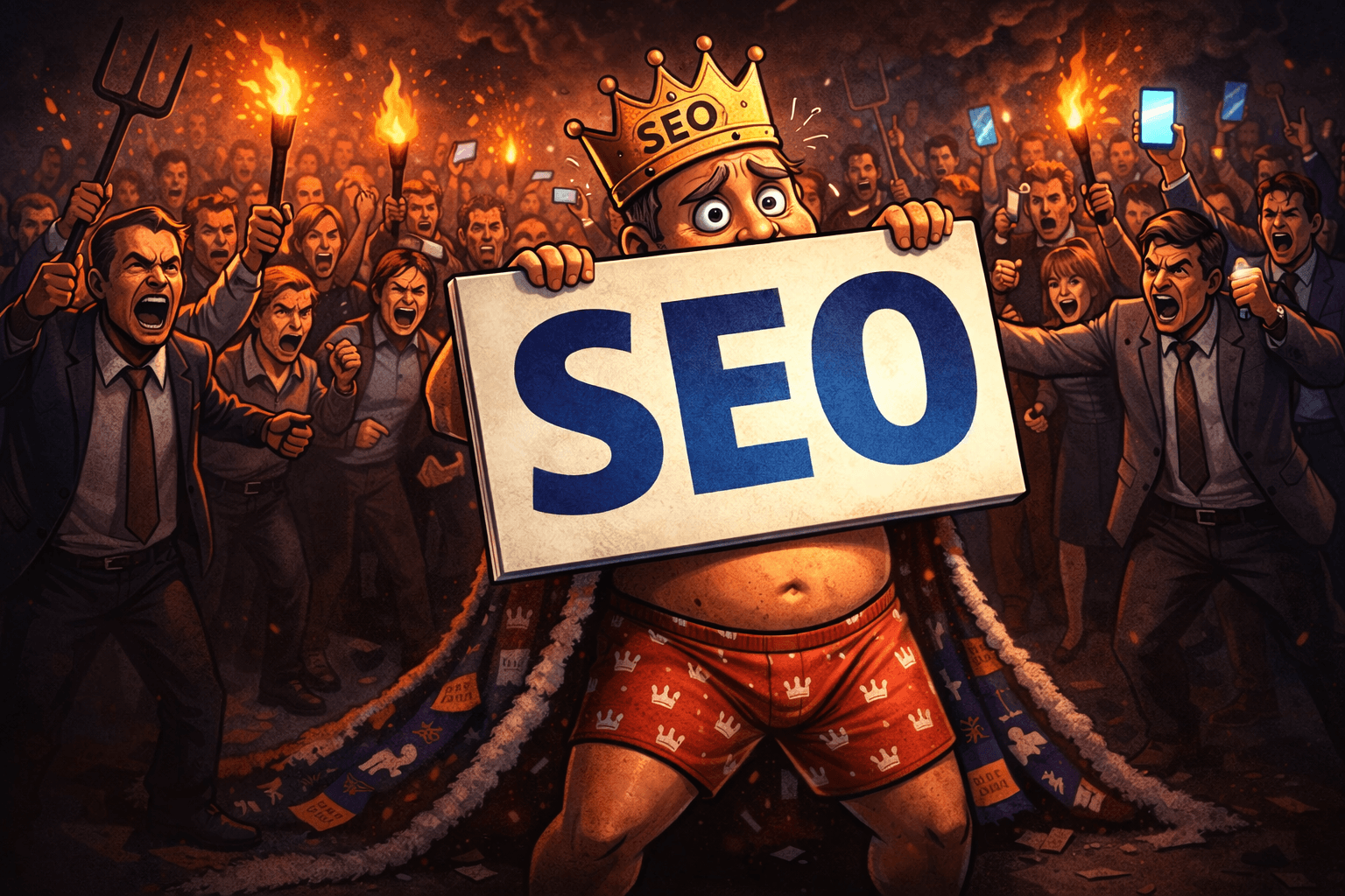 Król SEO jest nagi. Branża jeszcze udaje, że tego nie widzi