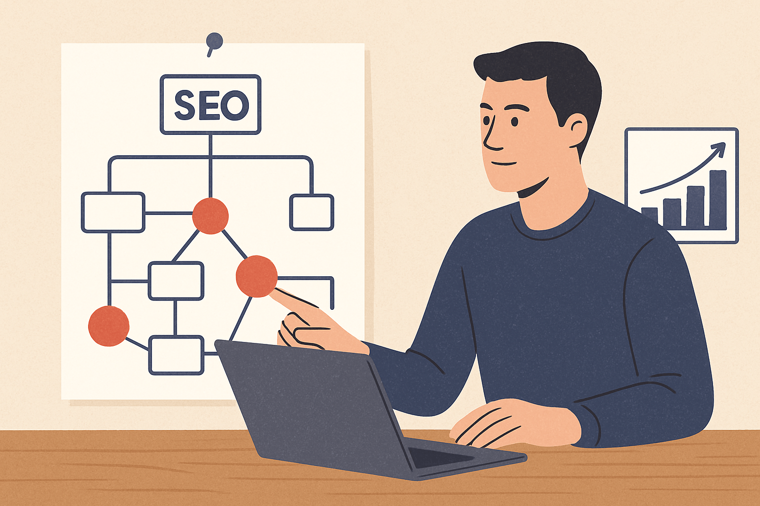 Mapa tematów w SEO: jak zbudować klaster contentowy, który rośnie w Google