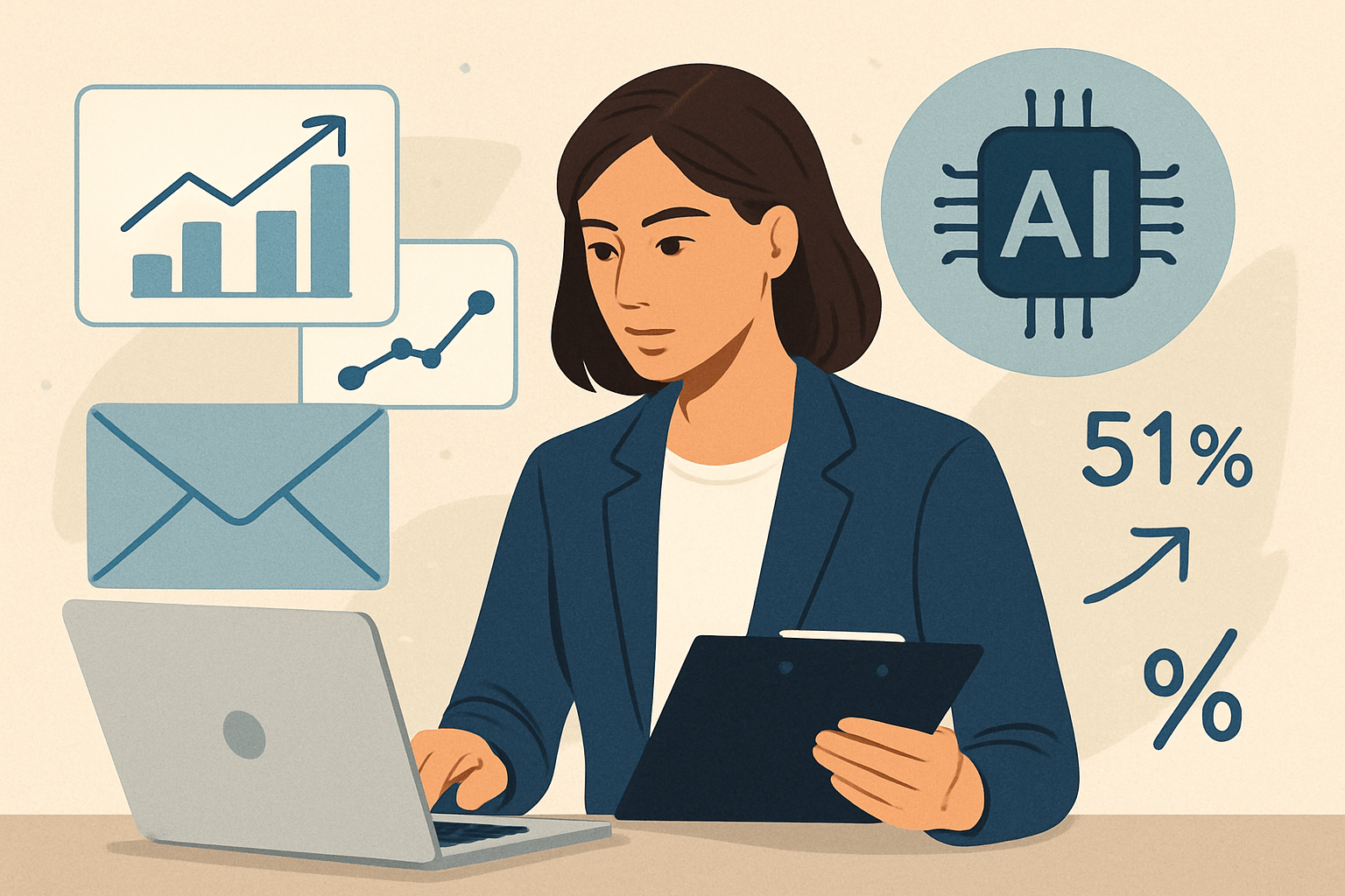 AI w e-mail marketingu: jak zwiększać otwarcia, kliknięcia i konwersję bez masowej automatyzacji