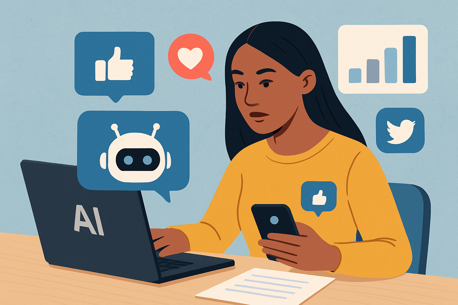 AI w social media marketingu: jak planować, testować i dopasowywać komunikaty do kanału