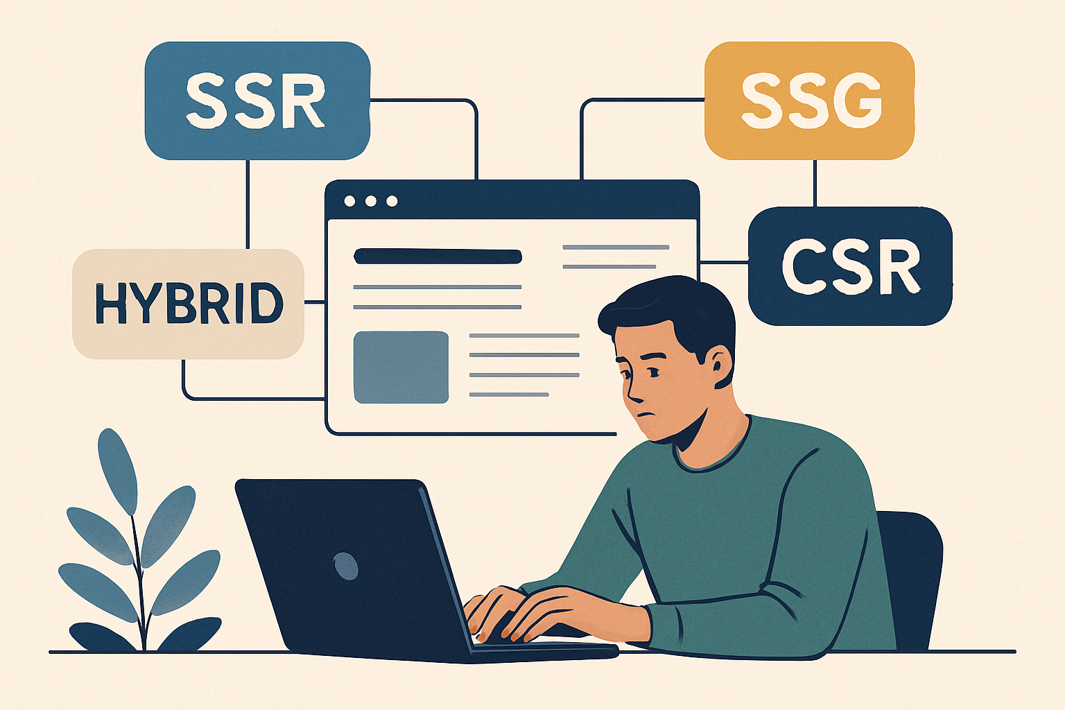 Jak dobrać strategię renderowania w aplikacji webowej: SSR, SSG, CSR i hybrydy
