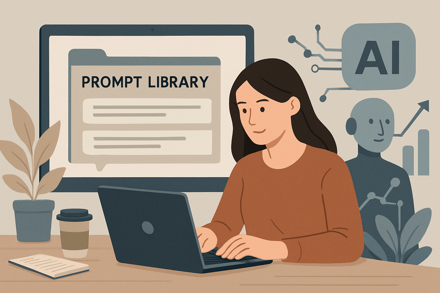 Jak zbudować bibliotekę promptów dla zespołu marketingowego, żeby skrócić czas pracy