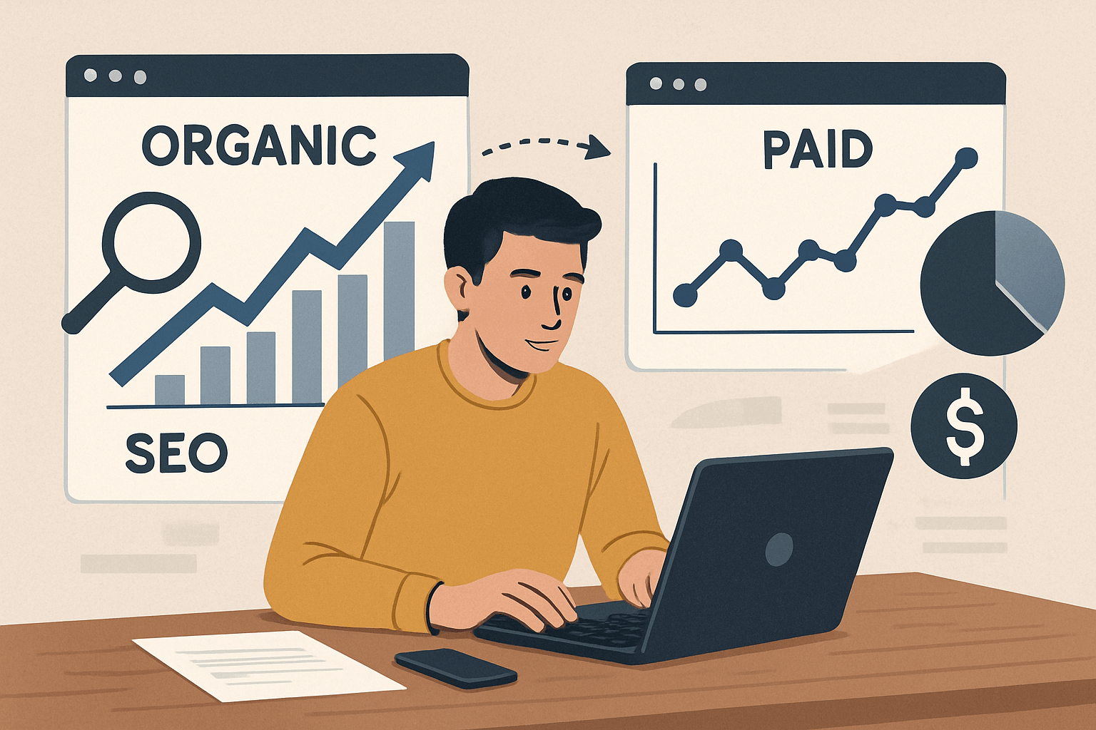SEO i marketing internetowy: jak łączyć działania organiczne z płatnymi